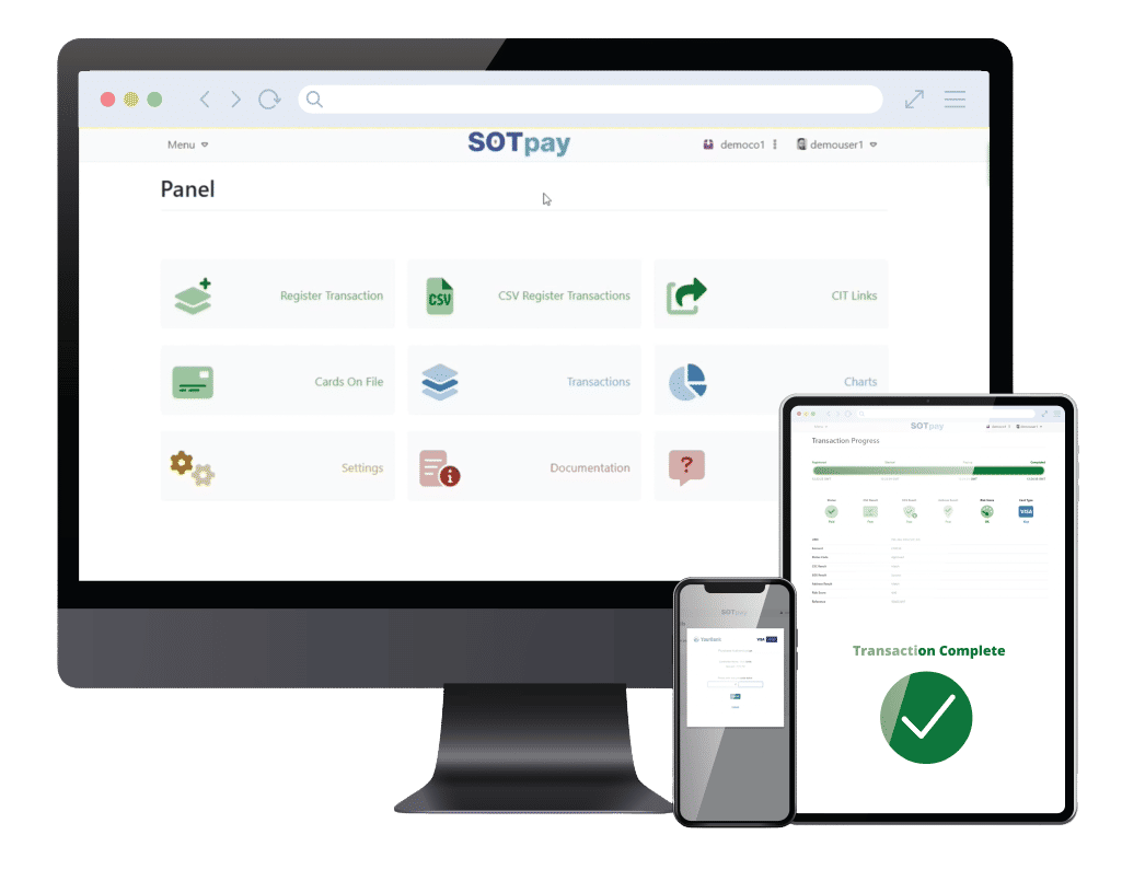 SOTpay dashboard