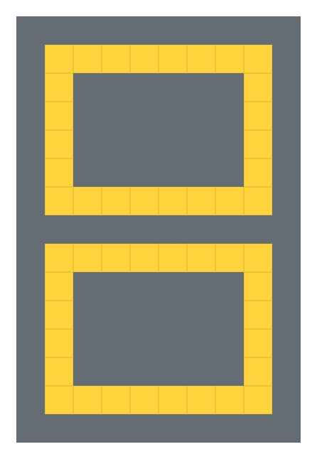 Slate grey and yellow swisstrax floor design