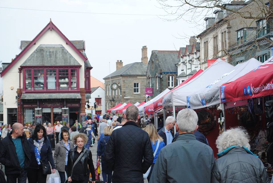 market stalls