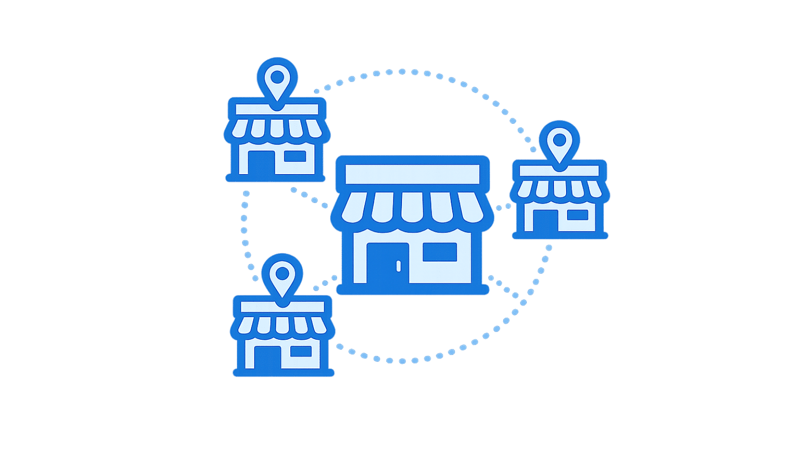 icon showing multiple locations