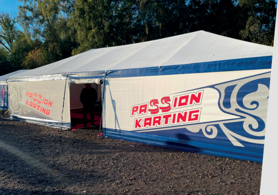 Printed Motorsport Gazebo Tent