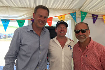 Gala Tent's Jason Mace, Peter Jones and Theo Paphitis