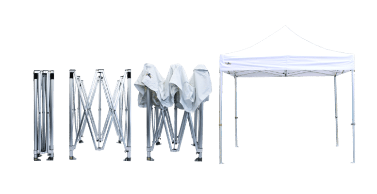 Heavy duty gazebo Pro 50 setup - durable and strong outdoor shelter