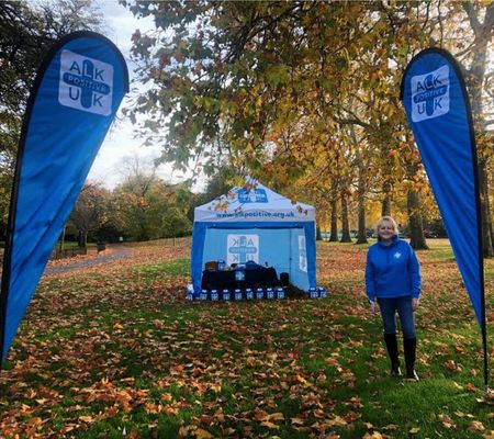 ALK Positive UK with their custom printed gazebo canopy