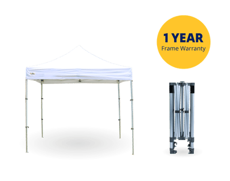 Pro Compact gazebos with 1 year warranty