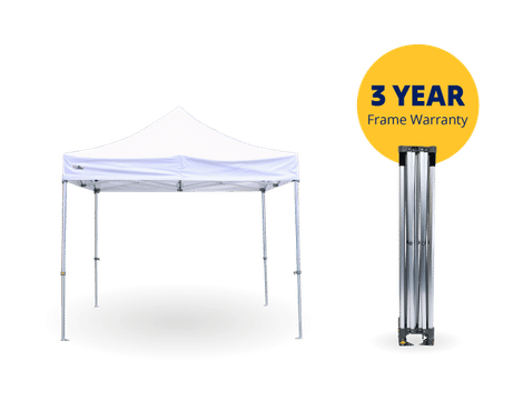 Pro 40 gazebos with 3 year warranty