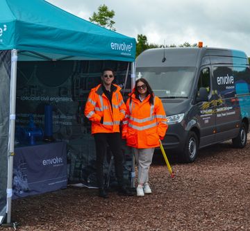 3m x 3m printed gazebo canopy for Envolve