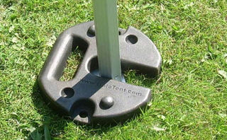 Cast iron 13kg leg weights for gazebos