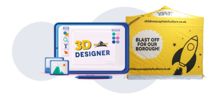 Printed gazebo 3D Designer App