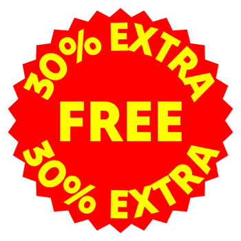 30% More Tent For Your Money