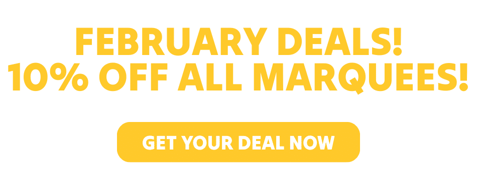 10% Off Marquees Feb
