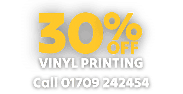 30% Off Vinyl Printing