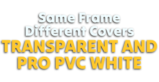 New Transparent and Pro PVC White