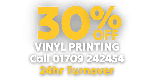 30% Off Vinyl Printing