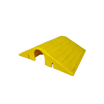 Yellow Ramp Cable Pole Protector Safety Covers