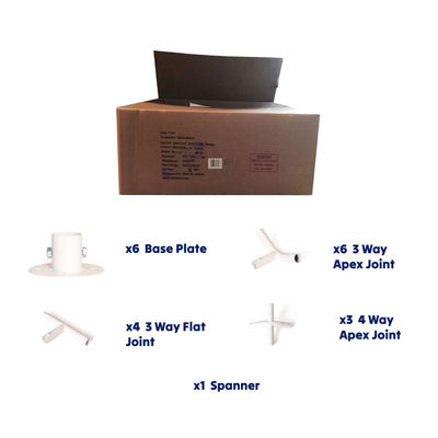 6m x 4m Gala Tent Marquee Joints and Fixings (64JF)