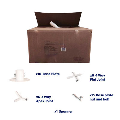 6m x 8m Gala Tent Marquee Joints and Fixings (68JF)
