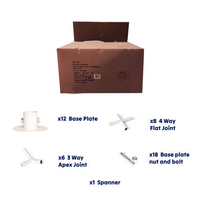 6m x 10m Gala Tent Marquee Joints and Fixings (610JF)