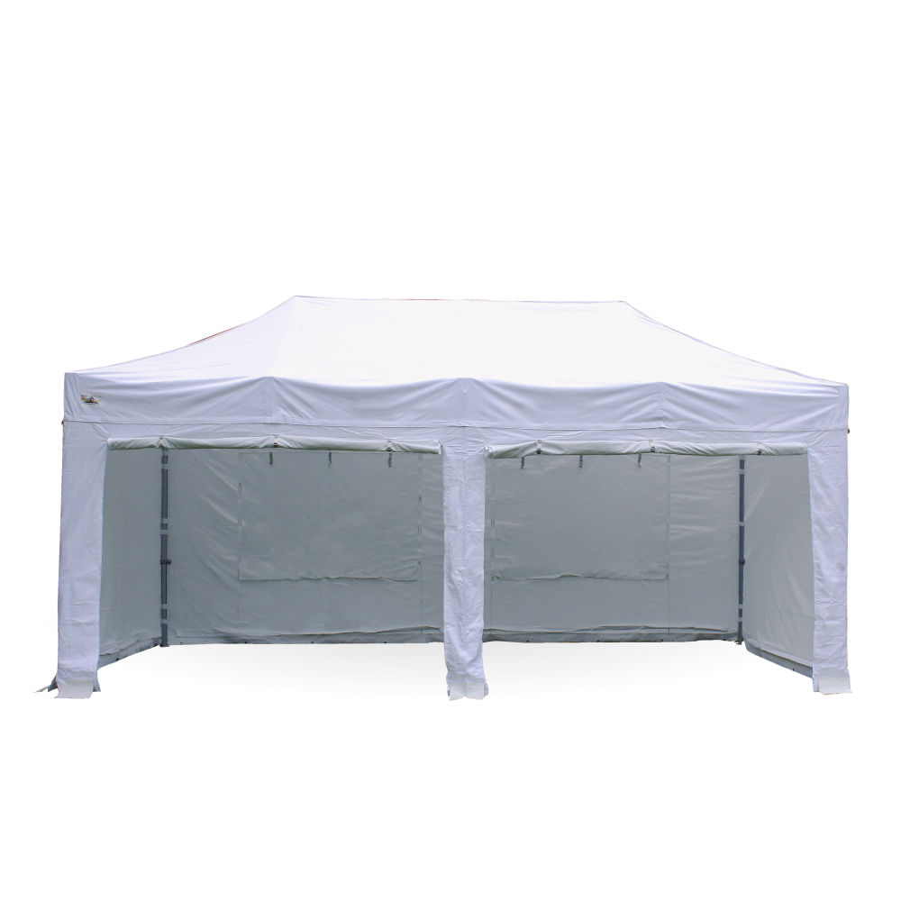 3m x 6m White Pop Up Gazebo Pro 40 – Heavy Duty Aluminium