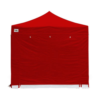 3m x 3m Gala Shade Pro Gazebo Red Sidewalls