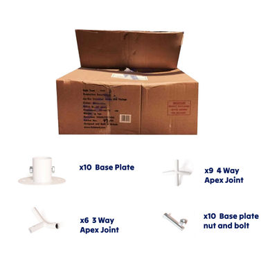 3m/4m x 8m Gala Tent Marquee - Joints and Fixings (38-48JF)