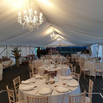 9m x 9m Gala Tent Marquee Fusion Luxury Lining (White)