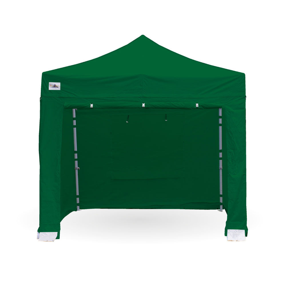 3m x 3m Pro 50 heavy duty gazebo with sides fitted