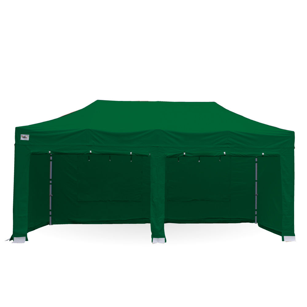 3m x 6m Pro 50 heavy duty gazebo with sides fitted