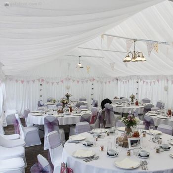 9m Gala Tent Marquee Fusion Lining - 3m Add-On-Bay (White)