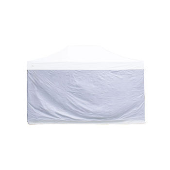 4.5m Gala Shade Pro Gazebo - Blank Sidewall (White) - Single
