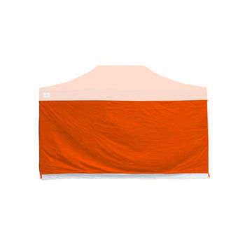4.5m Gala Shade Pro Gazebo - Blank Sidewall (Orange) - Single