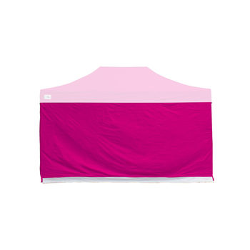 4.5m Gala Shade Pro Gazebo - Blank Sidewall (Pink) - Single