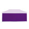6m Gala Shade Pro Gazebo - Blank Sidewall (Purple) - Single Gallery image 1