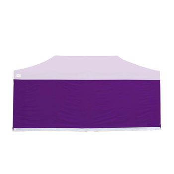 6m Gala Shade Pro Gazebo - Blank Sidewall (Purple) - Single