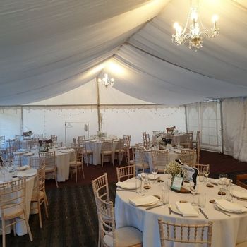 9m x 15m Gala Tent Marquee Fusion Luxury Lining (White)