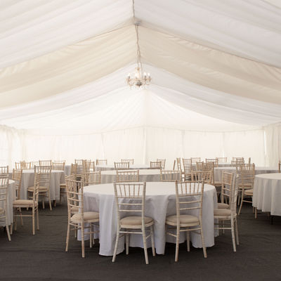 6m x 15m Gala Tent Fusion Marquee Luxury Lining (White)
