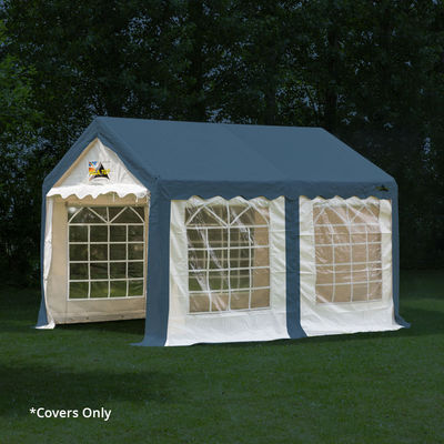 3m x 4m Gala Tent Marquee End and Sidewalls (100% PVC) - Full Set