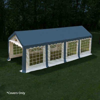 3m x 8m Gala Tent Marquee End and Sidewalls (100% PVC) - Full Set