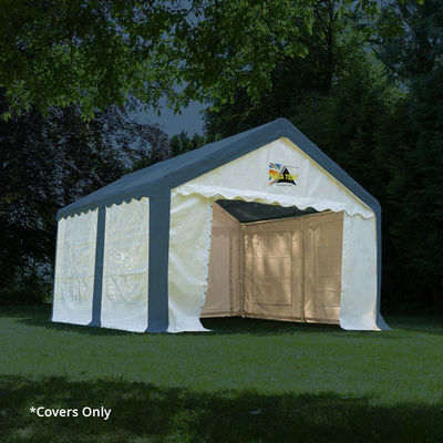 4m x 4m Gala Tent Marquee End and Sidewalls (100% PVC) - Full Set