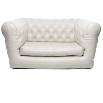 Inflatable Chesterfield Sofa - White