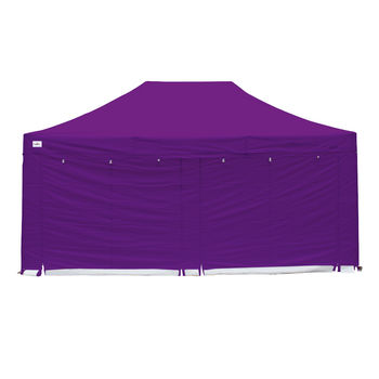 4m x 6m Gala Shade Pro Gazebo Purple Sidewalls