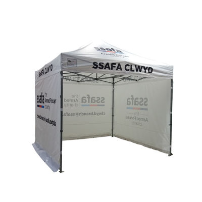 3m x 3m Pro 40 Printed Gazebo Bundle w/ Canopy + 3 Walls