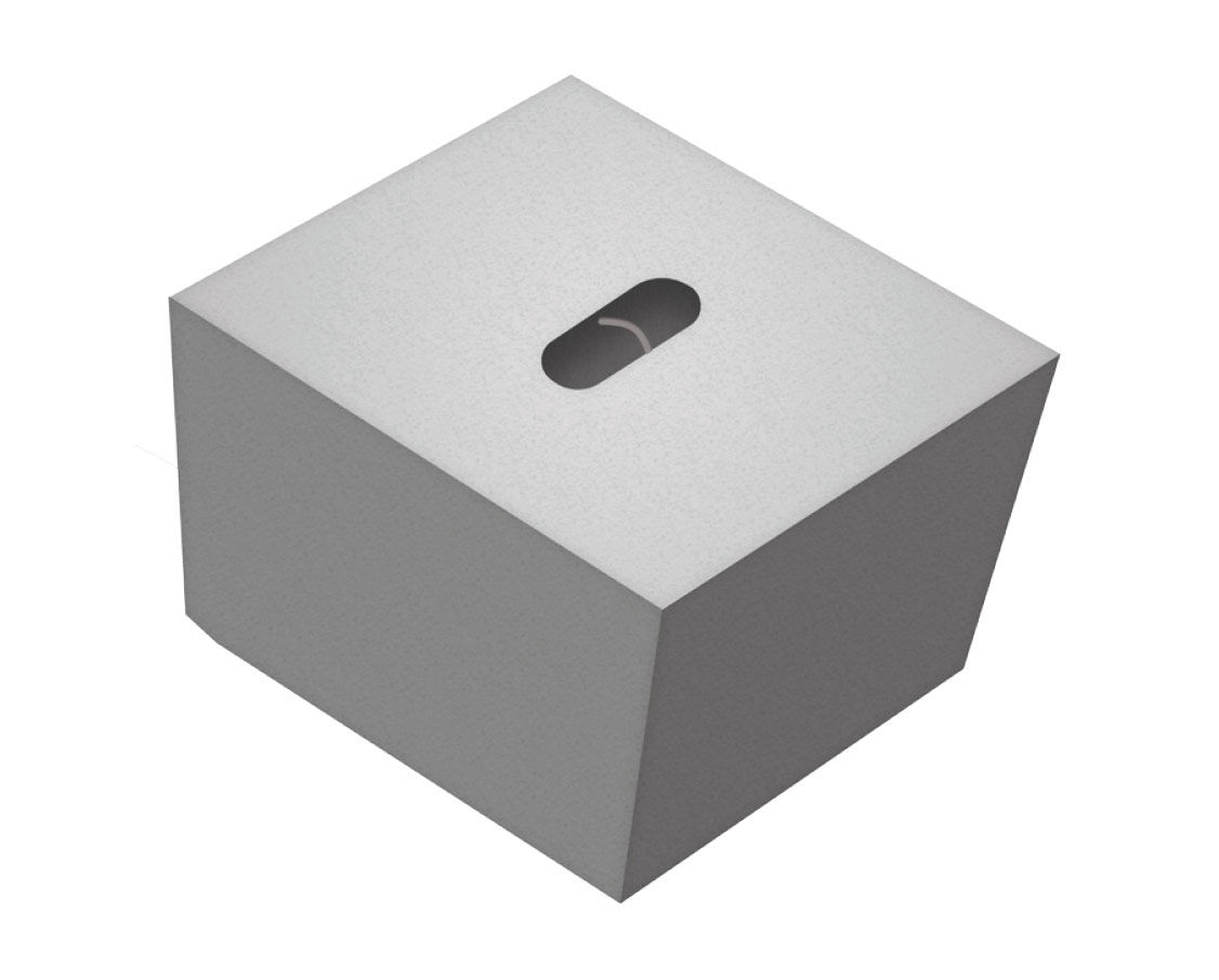 12601 - Set of 4 - 100kg Concrete Marquee Weights