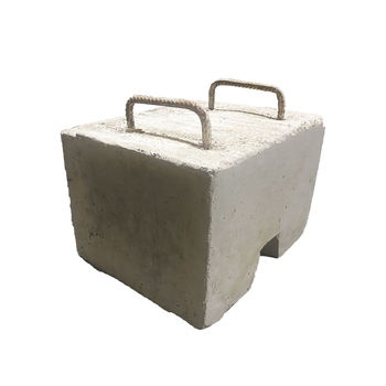 Set of 2 - 40kg Concrete Marquee Weights