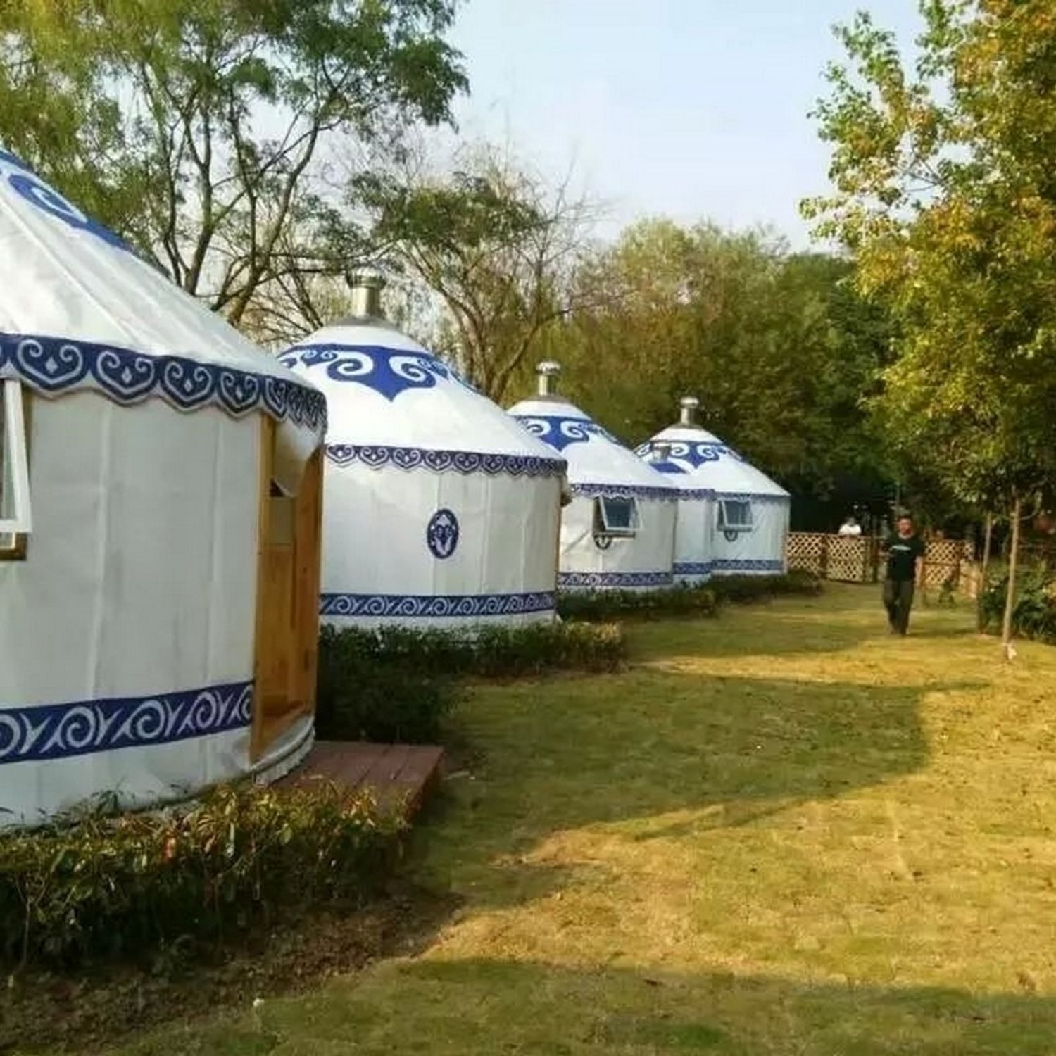 mongolian glamping yurts