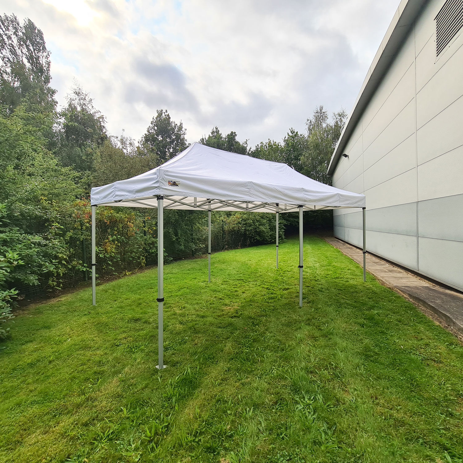 3m x 6m White Pop Up Gazebo Pro 60 – Heavy Duty Motorsport Gazebo