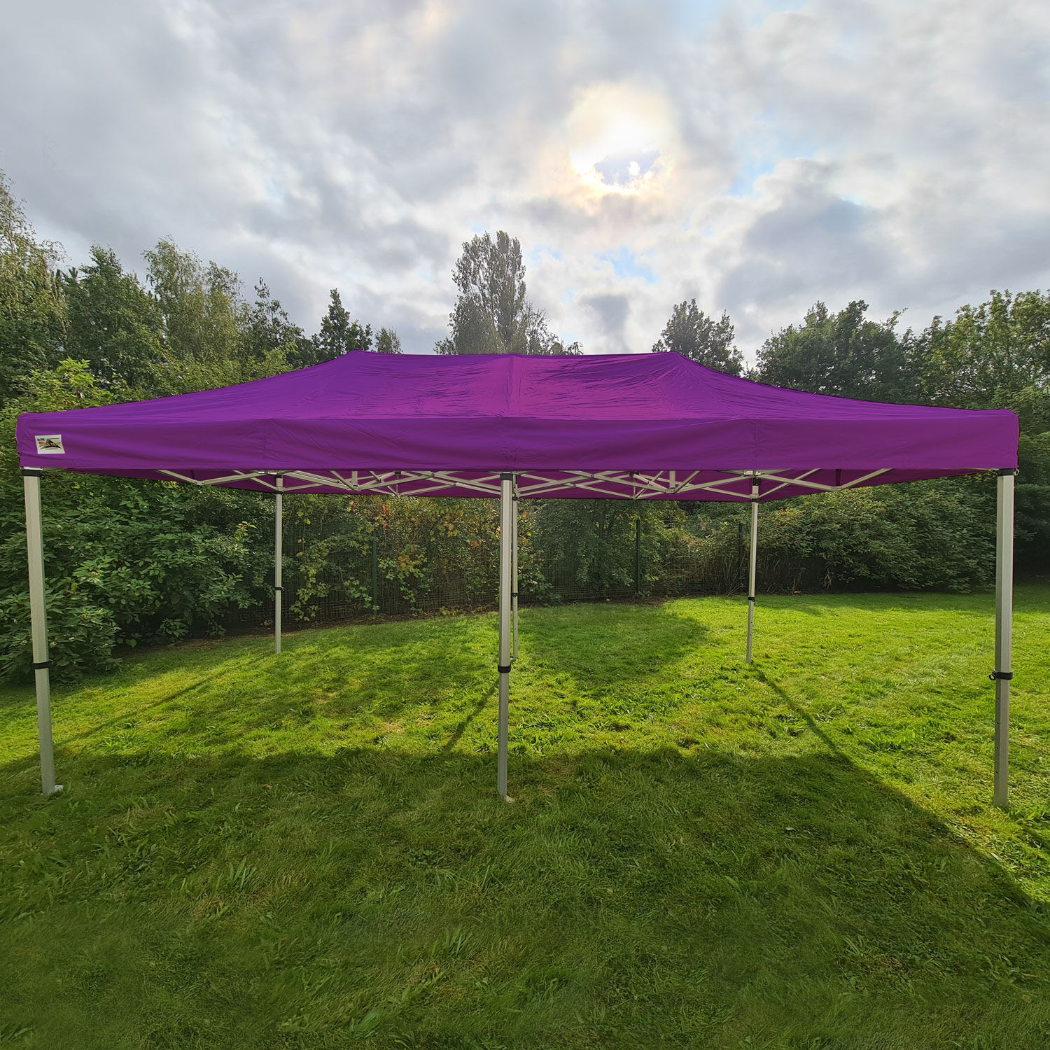 12702 - 4m x 8m Gala Shade Pro Pop Up 60 Gazebo (Purple)