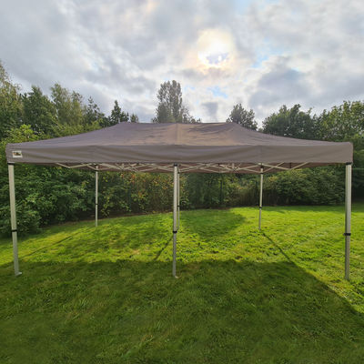 4m x 8m Gala Shade Pro Pop Up 60 Gazebo (Taupe)