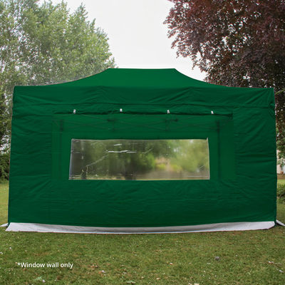 4.5m Gala Shade Gazebo Window Sidewall (Green) - Single