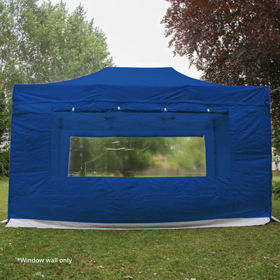 4.5m Gala Shade Gazebo Window Sidewall (Blue) - Single